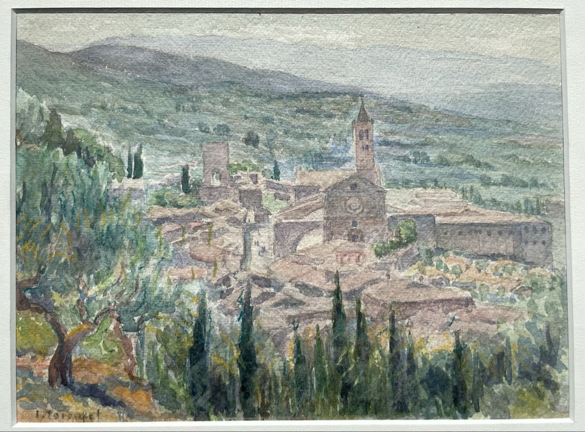Dipinti: Torcapel aquarelle Assise – Usato da Biel/Bienne venduto da Galaq