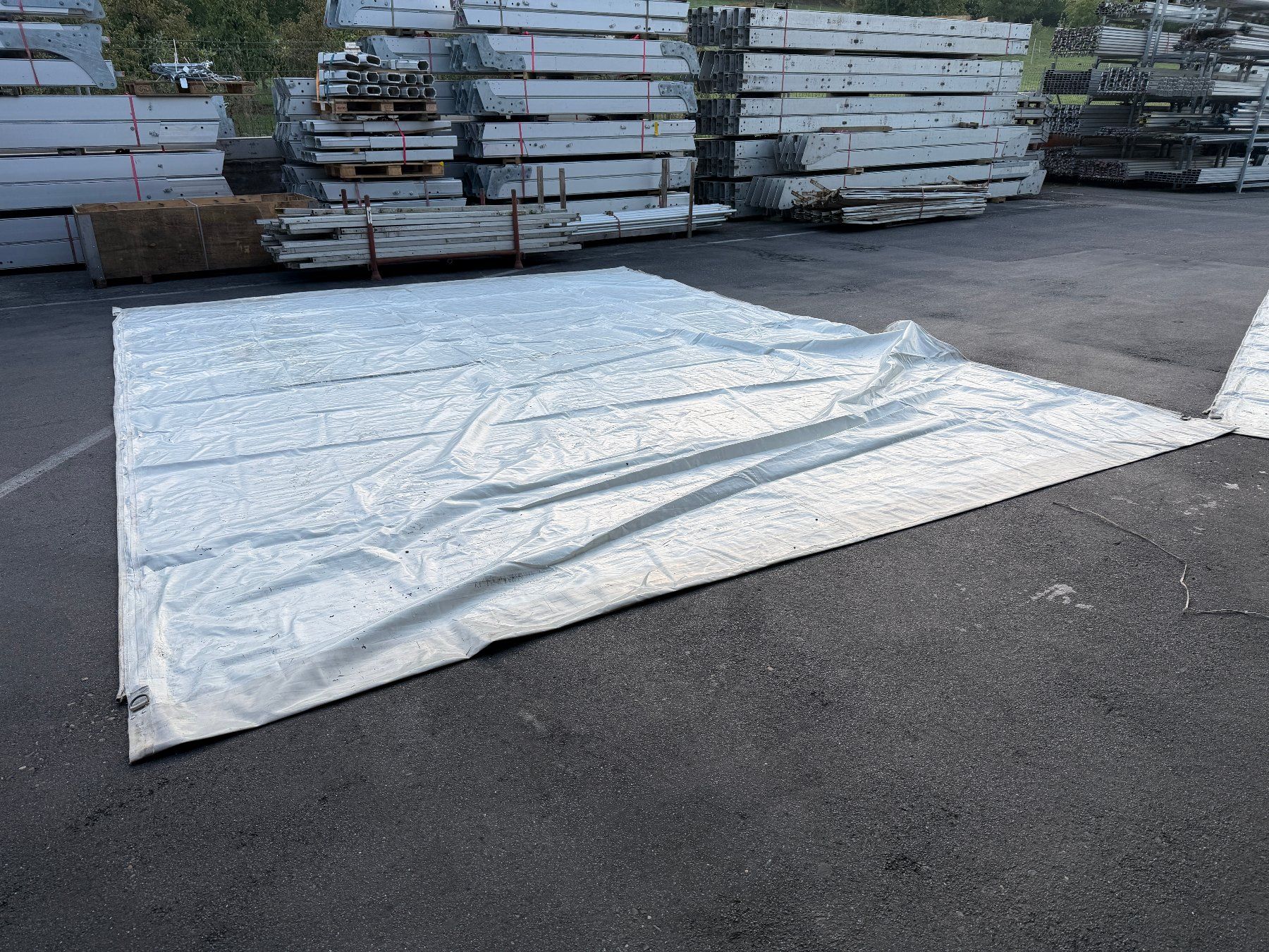 Altro: Abdeckblachen 5x5m PVC weiss 600g/m2 – Usato da Altwis venduto da felderag