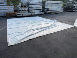 Abdecklachen 5x5m PVC weiss 600g/m2