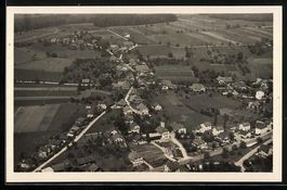 Burgdorf, Gesamtansicht vom Flugzeug aus