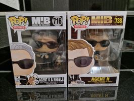 Figurines Pop! Men in Black, Agent K & Agent H. Super!
