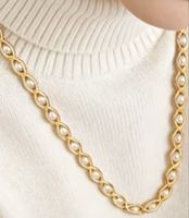 Très Jolie parure fantais perles largeur 0,5 / collier 48 cm