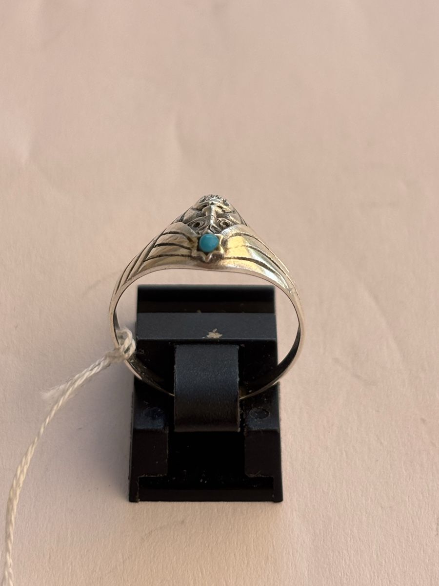 Bagues: Ring Silber 925 mit Stein im Vintage Stil – D'occasion à Langnau am Albis par flusspflege 2