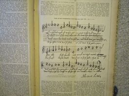 Extrait du manuscrit de Luther récemment découvert, 1530