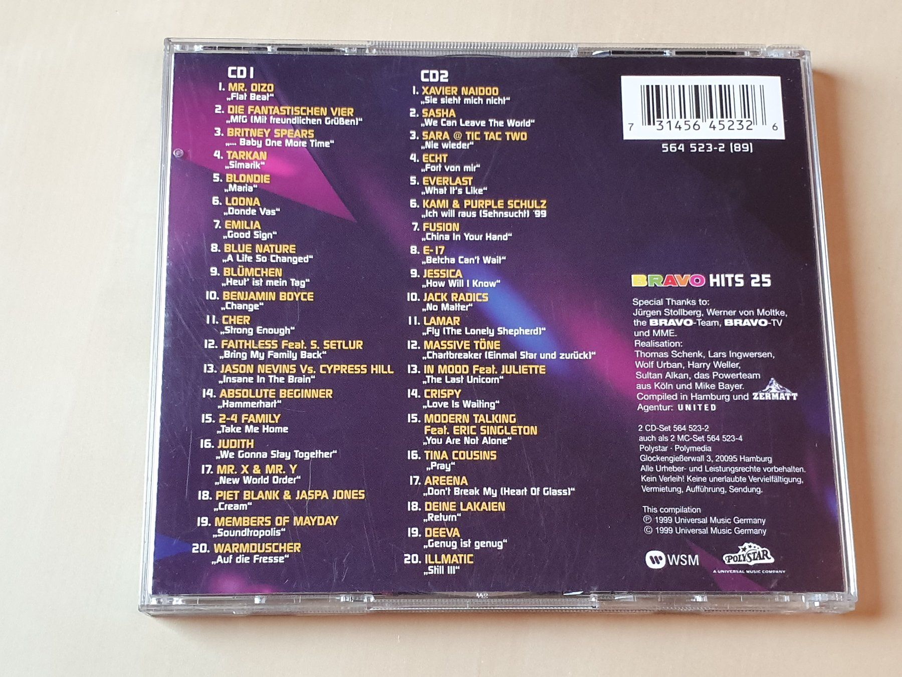 CD: Bravo Hits 25 – Usato da Stansstad venduto da collectorsshop 1