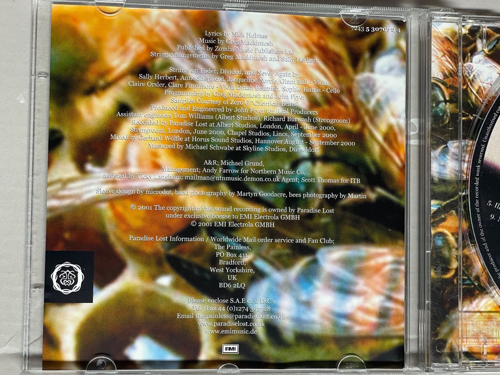CD: Paradise Lost - Believe In Nothing – Usato da Muri b. Bern venduto da AdidasCollector 2