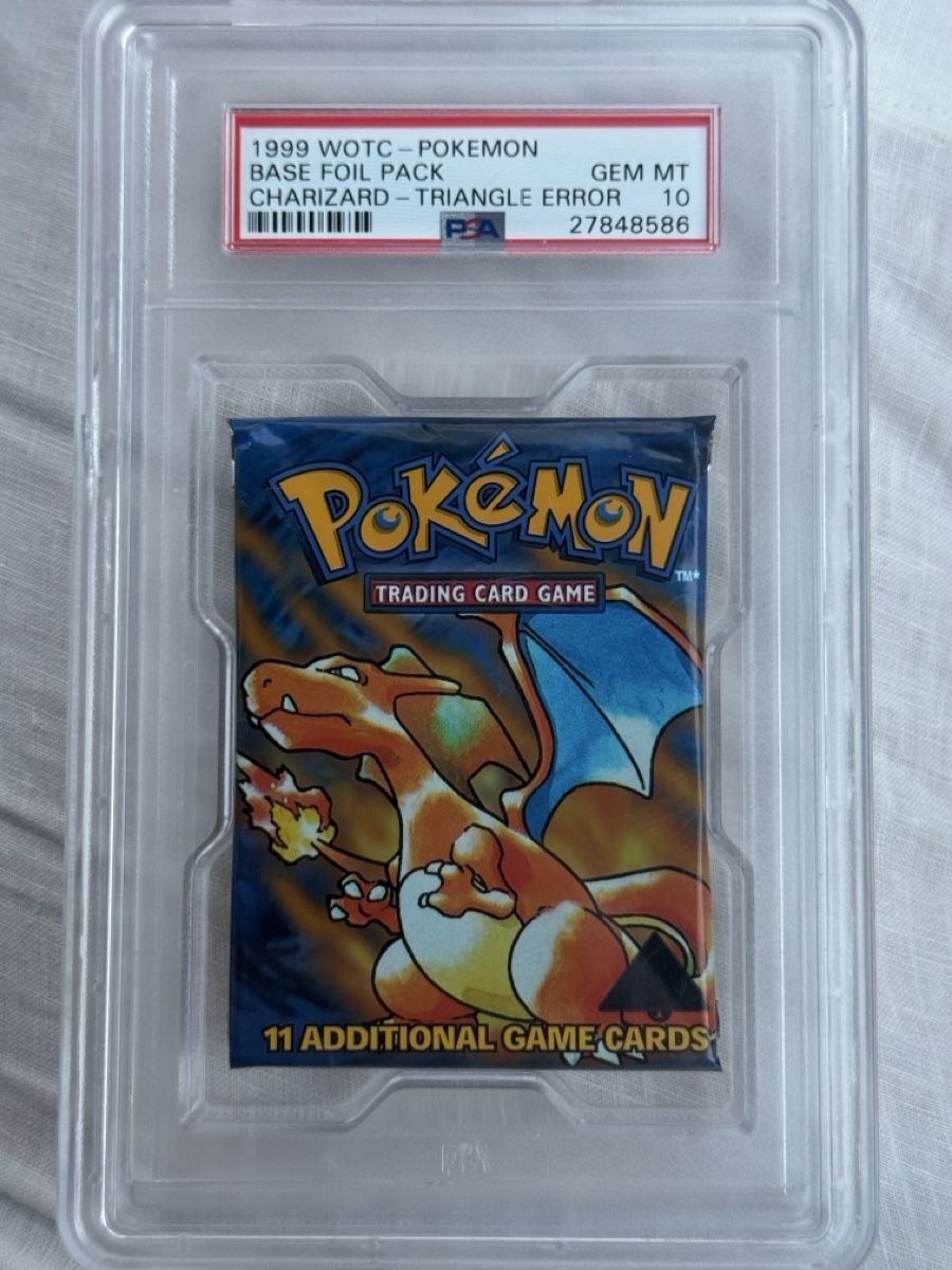 Pokémon Sammelbilder & Trading cards: Pokemon 1999 Base Foil Pack Charizard Error – Gebraucht aus Gottlieben von sim_tmf2