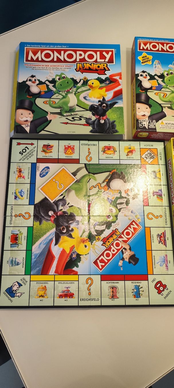 Hasbro Spiele: Monopoly Junior Brettspiel neuwertig – Gebraucht aus Niederrohrdorf von Playsoy 1