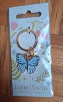 Porte-clés papillon bleu Luna Bloom neuf/Luna Bloom Schlüsse
