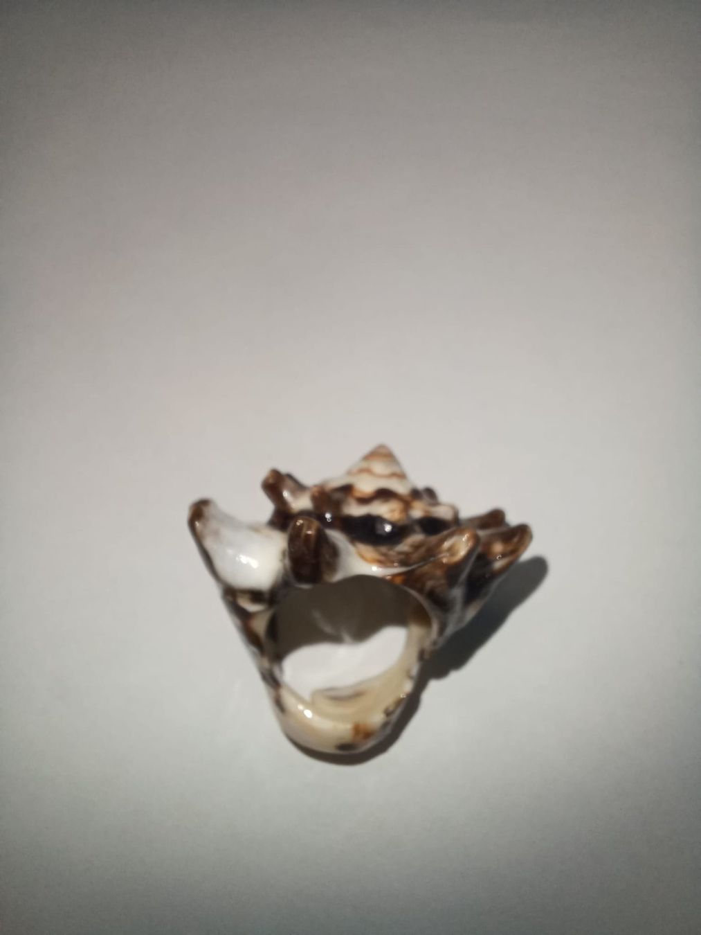 Ringe: Wunderschöner, grosser, echter Muschelring – Gebraucht aus Urnäsch von G.Kertscher 2