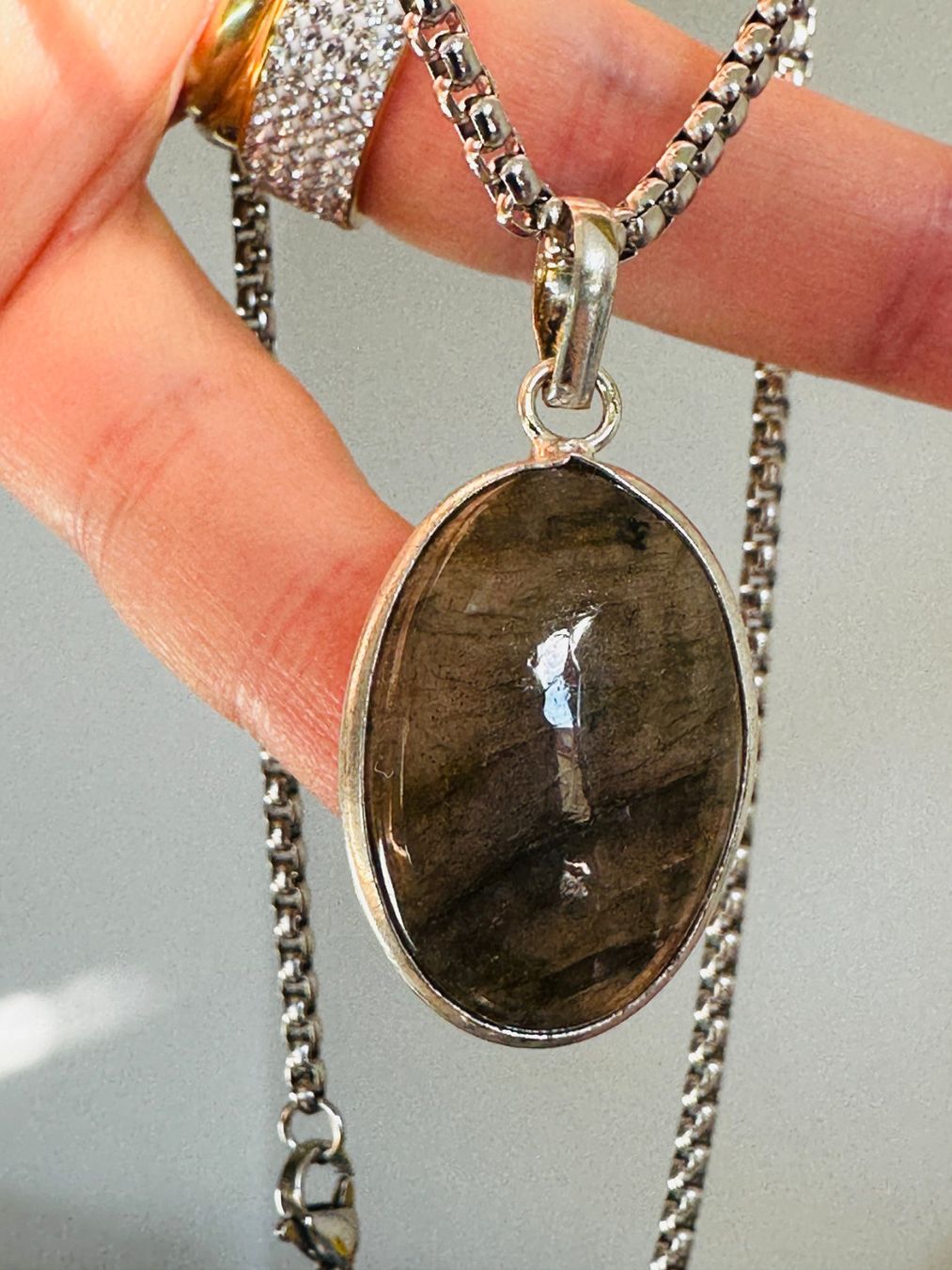 Catenine: Labradorite necklace – Nuovo e nell'imballaggio originale da Genève venduto da AGBERG 5