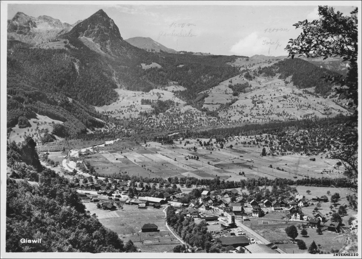 Cartoline postali: Giswil OW // Panorama 1941 – Usato da Basel venduto da intermezzo12
