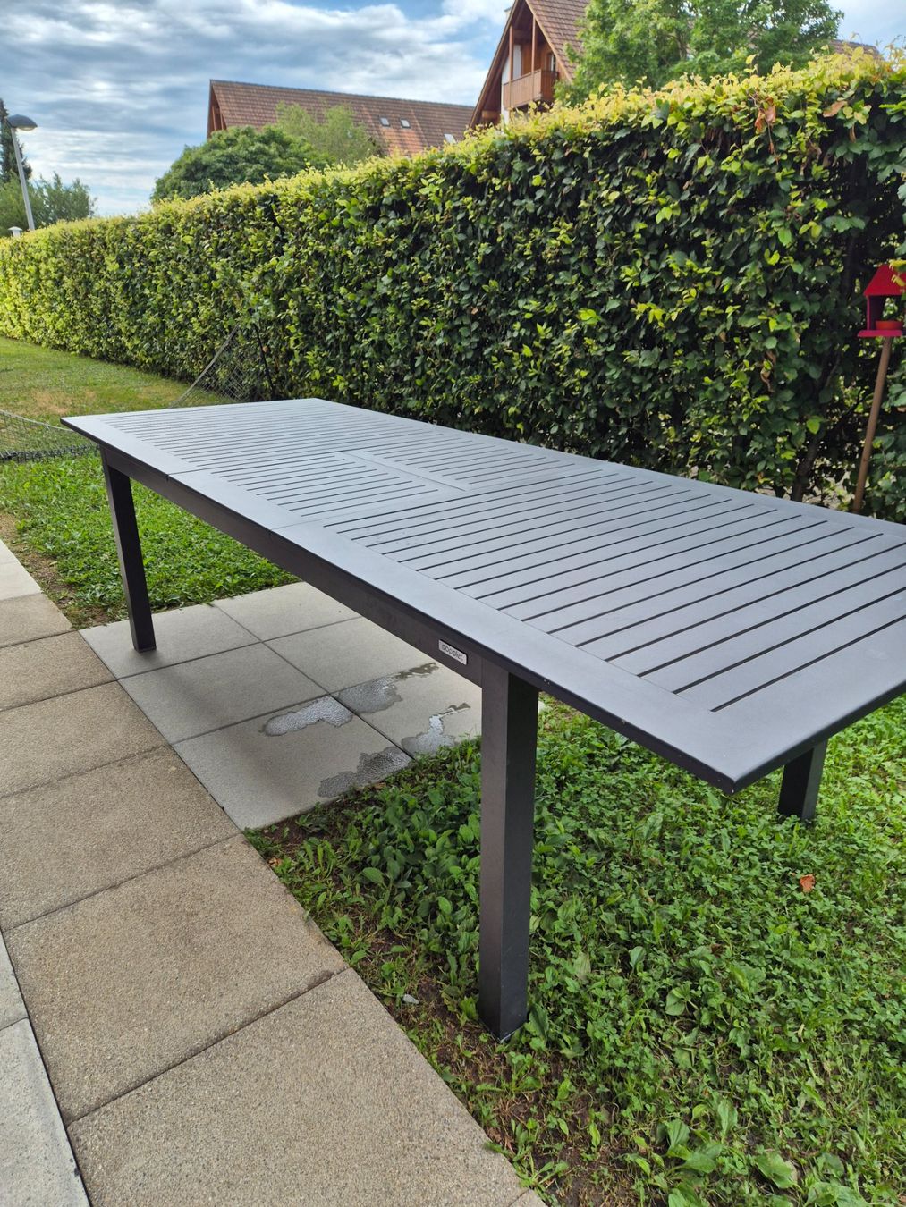 Tische: Ausziehbarer Gartentisch Aluminium Anthrazit – Gebraucht aus Nürensdorf von SandraL90 1