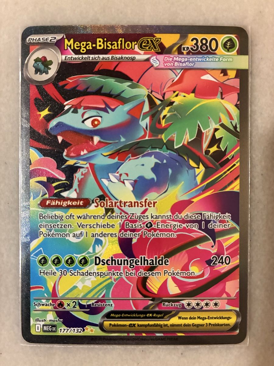 Pokémon Carte collezionabili: Pokémon Mega-Bisaflor ex 177/132 SIR Mega Evolution DE NM – Nuovo (secondo la descrizione) da Herrliberg venduto da rab_6m8h