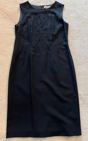 Peter Hahn Woll-Kleid, Gr. 40, Schwarz, Elegant!