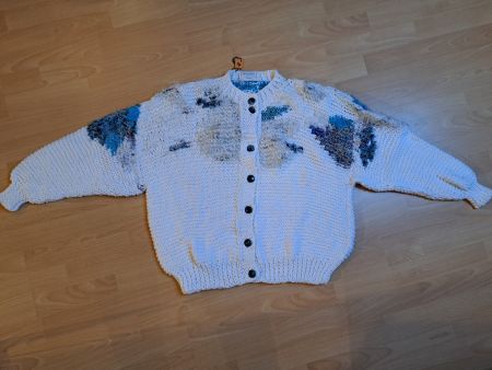 Woll-Jacke Handgestrickt, Einzelanfertigung
