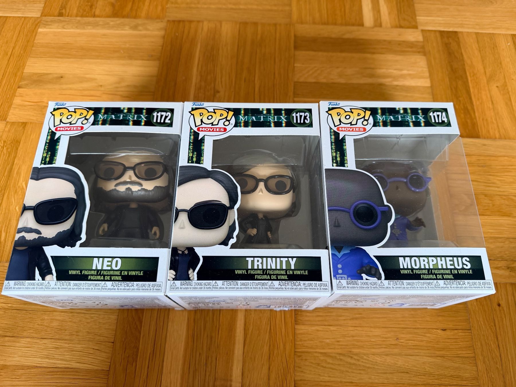Funko Statuette: Funko Pop! The Matrix Resurrections Set Neo Trinity Morpheus – Nuovo e nell'imballaggio originale da ZUMIKON venduto da 99aes 1