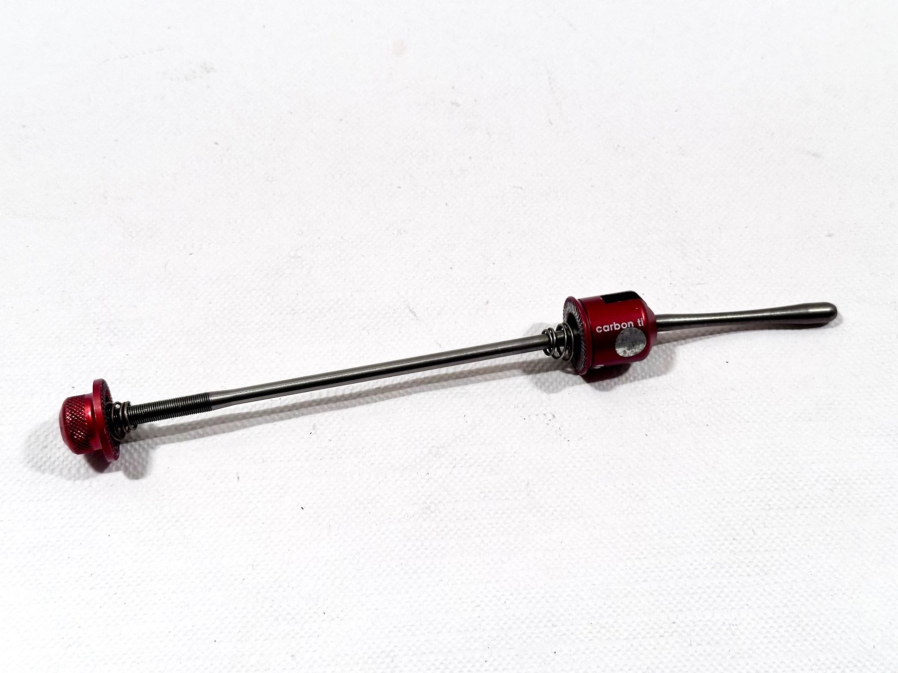 Pezzi di ricambio: carbon ti Titanium Schnellspanner VORNE 25 Gramm – Usato da Luzern venduto da bikeandbeltcom