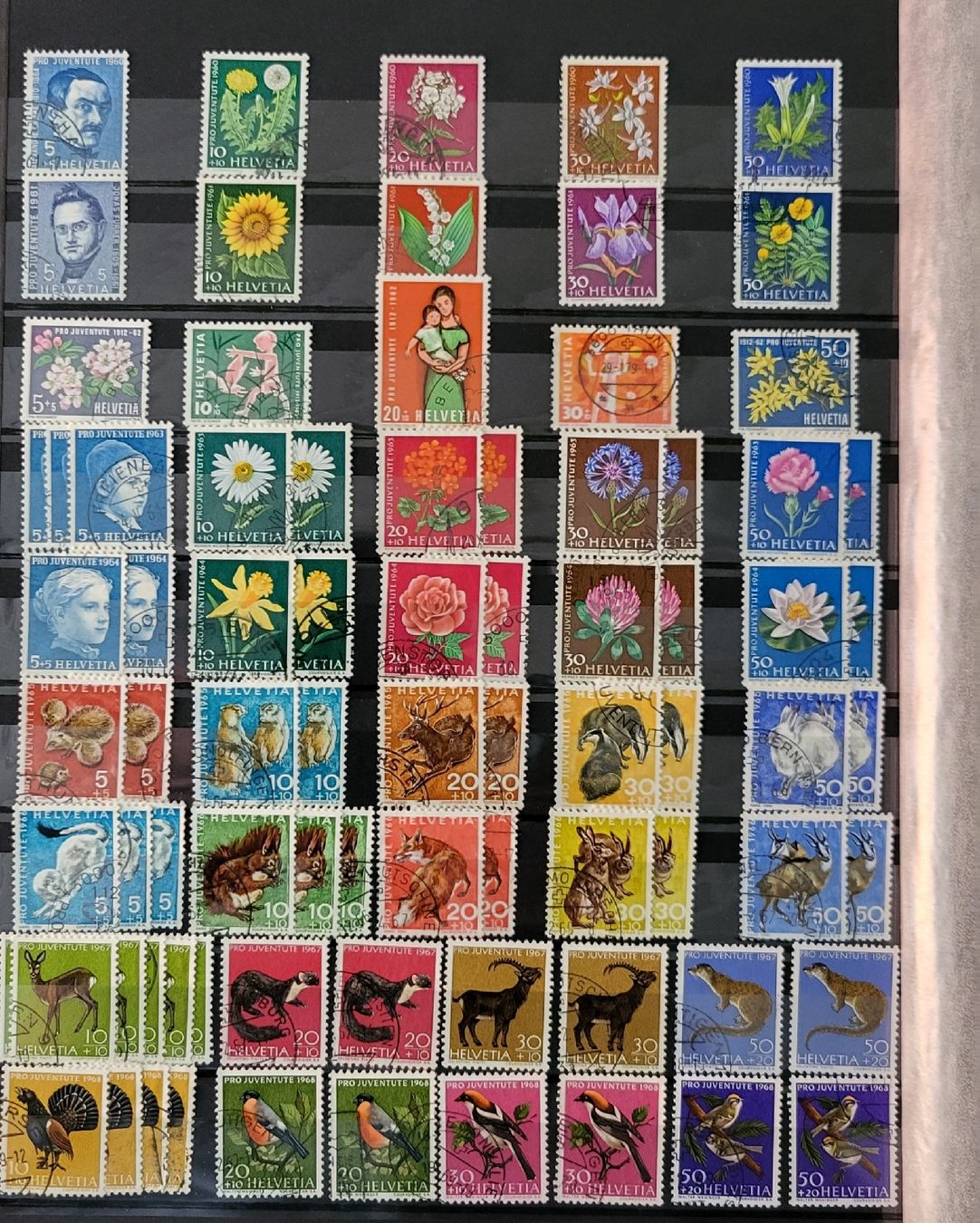 Tous les timbres: Briefmarken Sammlung Pro Juventute  – D'occasion à Thun par harry999 5