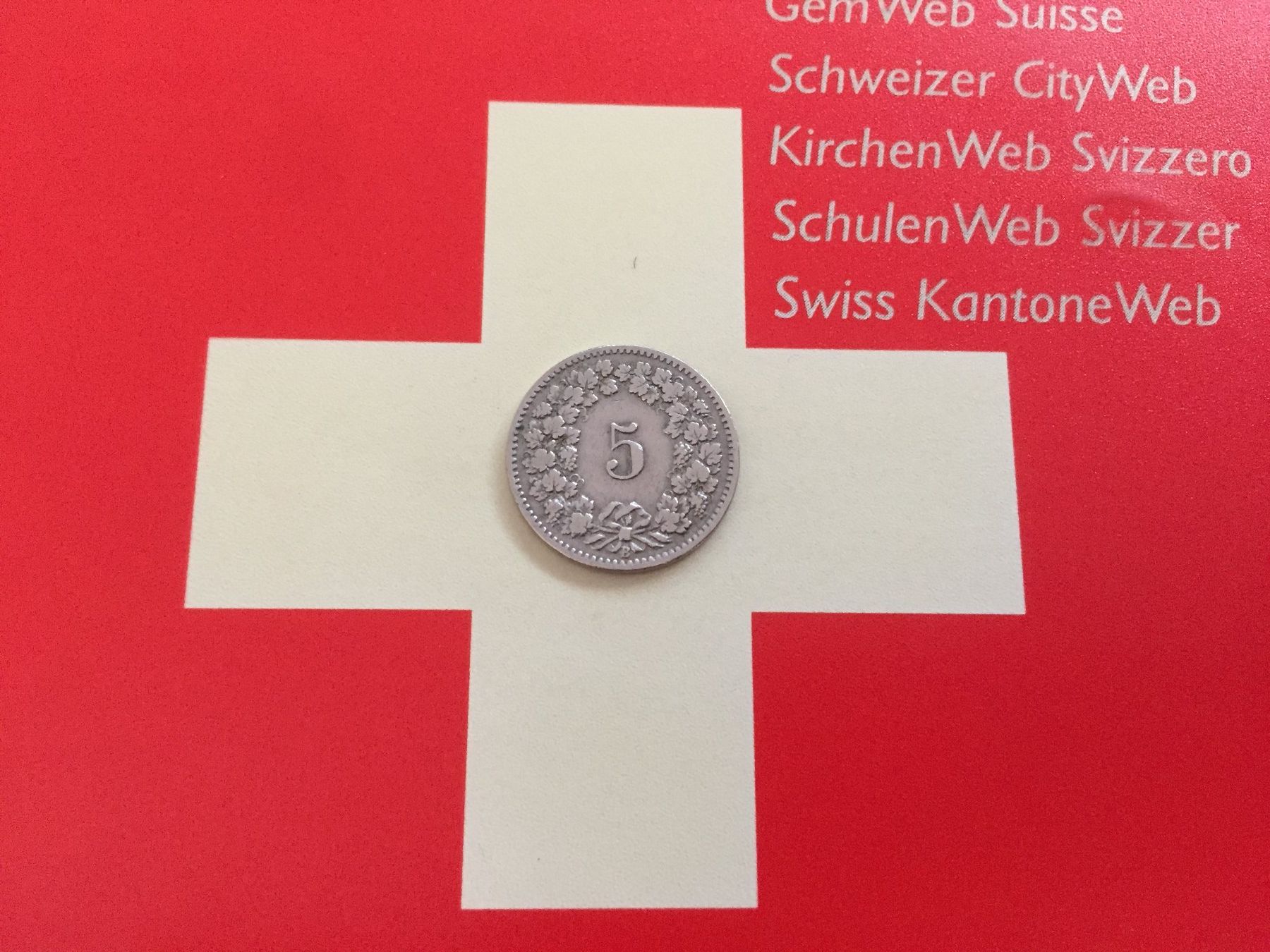 Tutti le monete: 5 Rappen 1906 ss+, nur 3,0 Mio! – Usato da Elsau venduto da herbybay 2