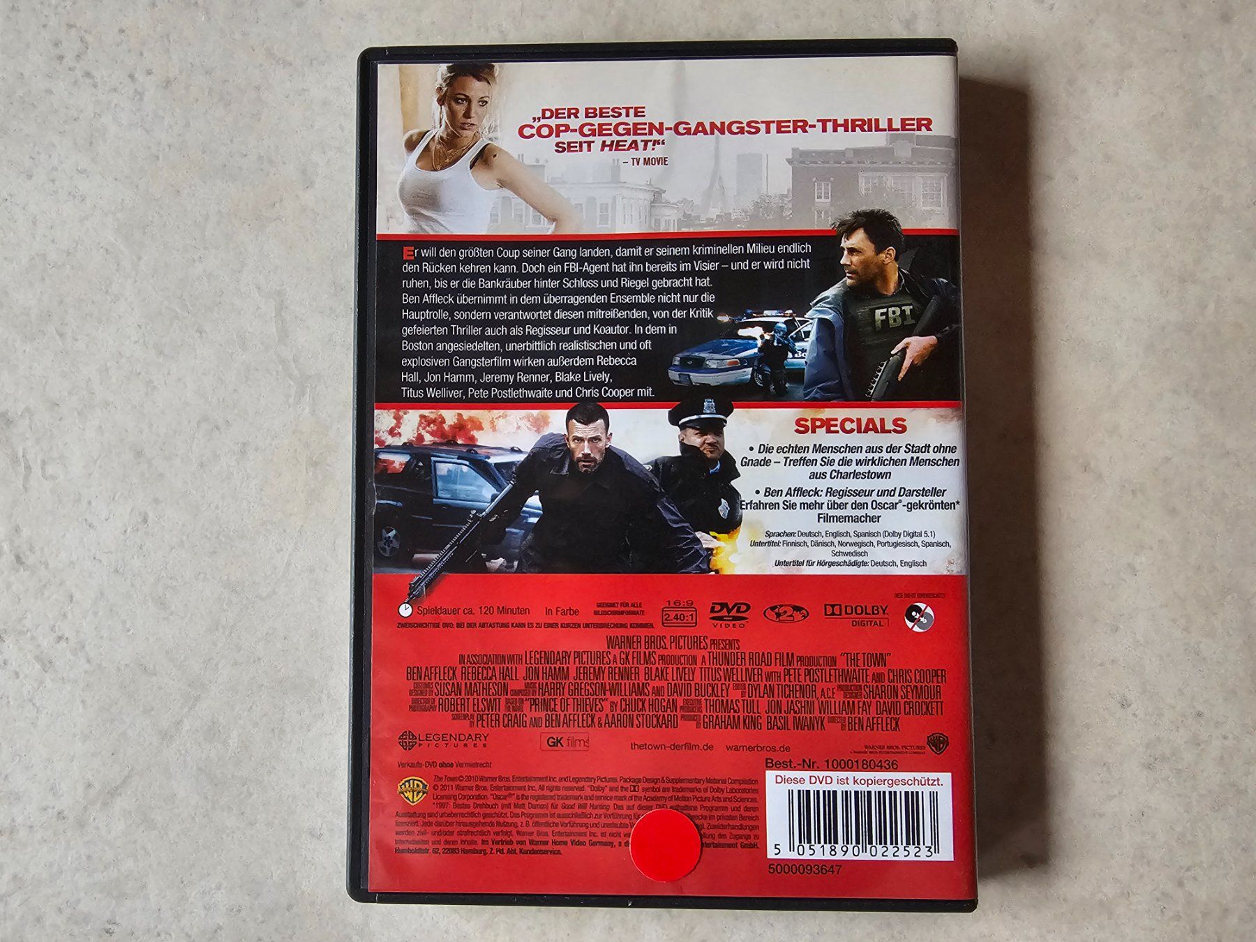 Tutti i DVDs: The Town  -  Stadt ohne Gnade – Usato da Schneisingen venduto da backstore24 1