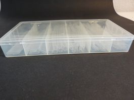 Schrumpfschlauch Sortiment mit Box transparent angebraucht