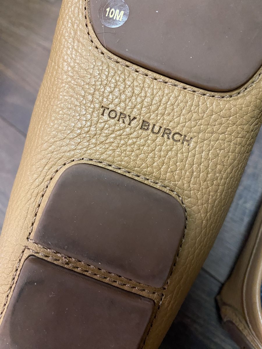 Damenschuhe: Tory Burch Leder Loafer camel 41 neuw – Neu (gemäss Beschreibung) aus Büron von Coerner 7