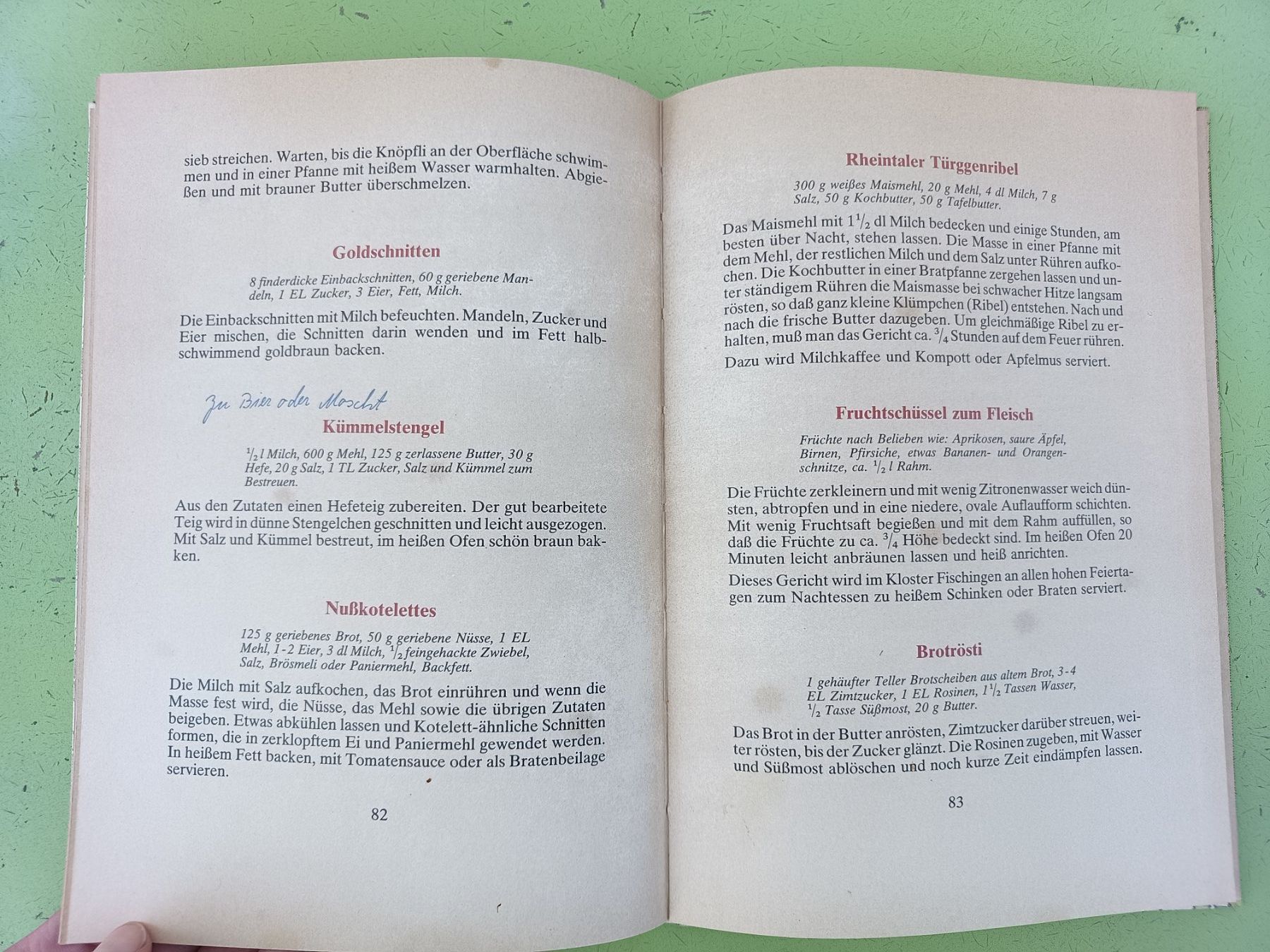 Bücher: Das Kochbuch aus der Ostschweiz – Gebraucht aus Oberegg von 19franzi94 3