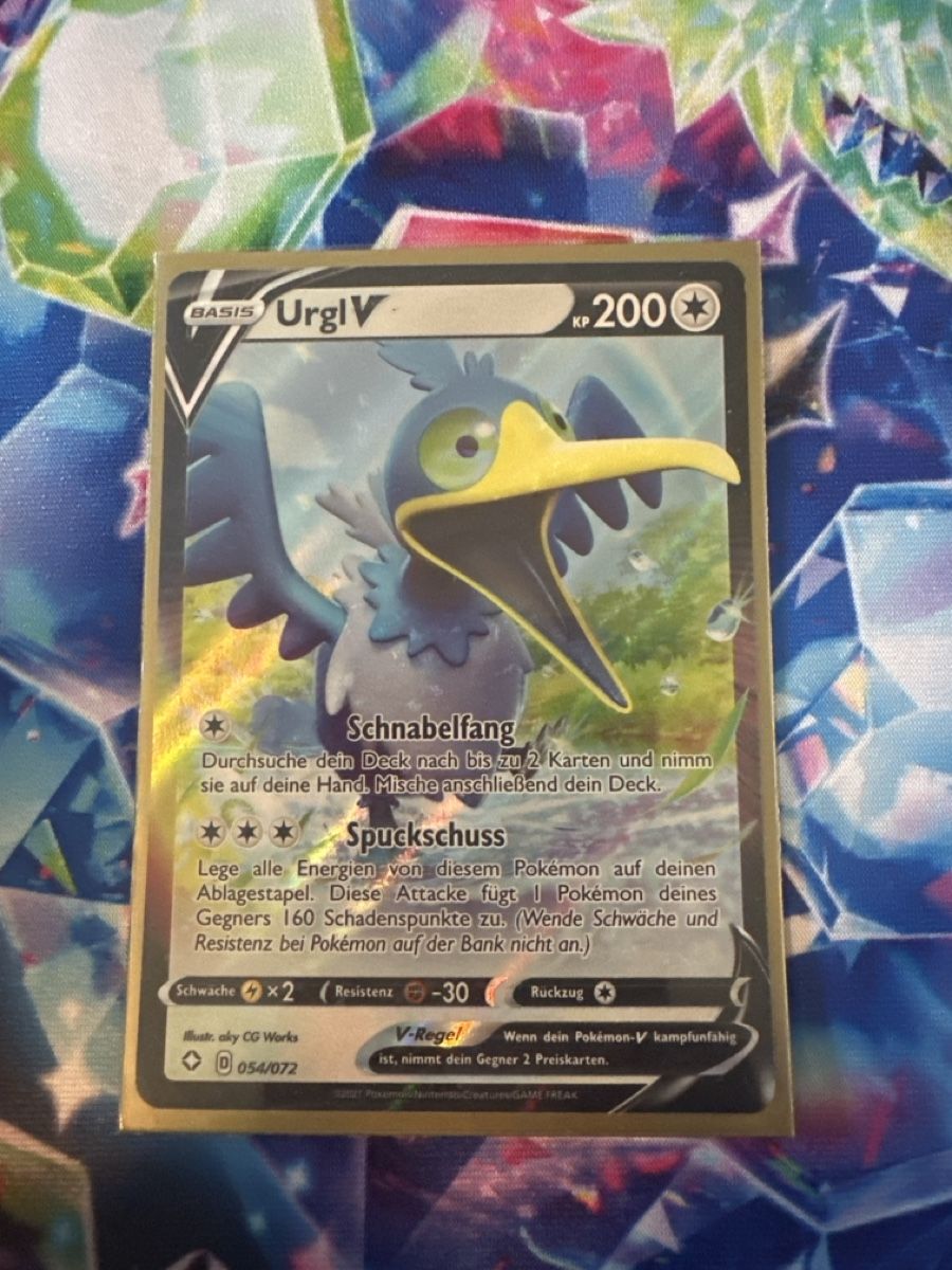 Pokémon Carte collezionabili: Pokemon Urgl V 054/072 – Nuovo (secondo la descrizione) da Seftigen venduto da Deadpool98