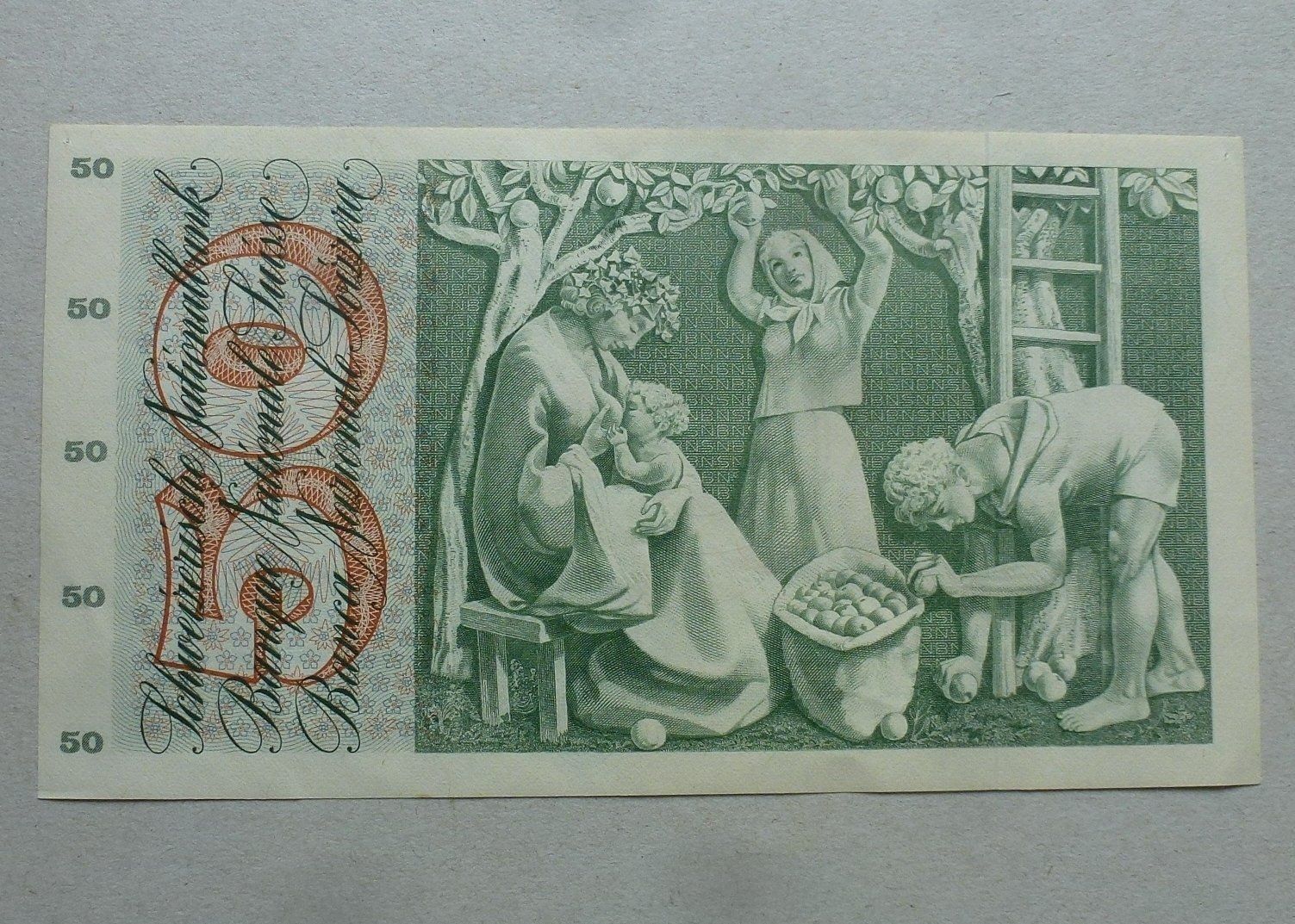 Banconote: Schweiz ++ 50.- Franken 1973 – Usato da Walkringen venduto da Casablanca777 2