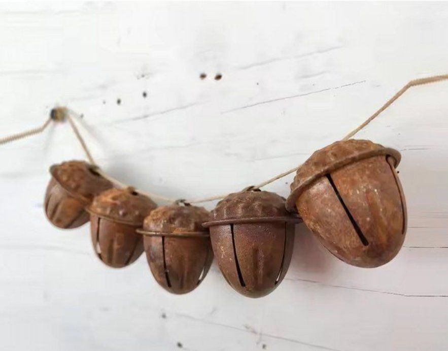 Campanacci mucche: 50x Rustikale Weihnachtsglocken ostigen Eicheln - Clochette – Nuovo e nell'imballaggio originale da Bremblens venduto da LOVA-MUSICA-SHOP 2