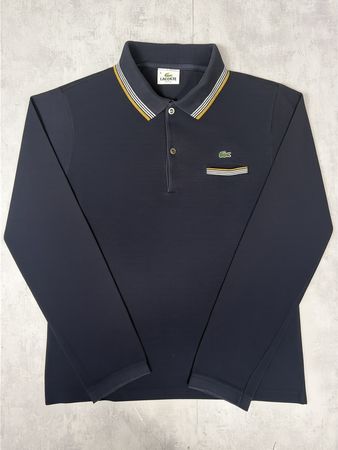 Polo manches longues Lacoste bleu marine - M #34