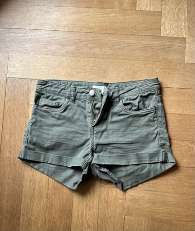 Shorts Jeans Damen khaki 32