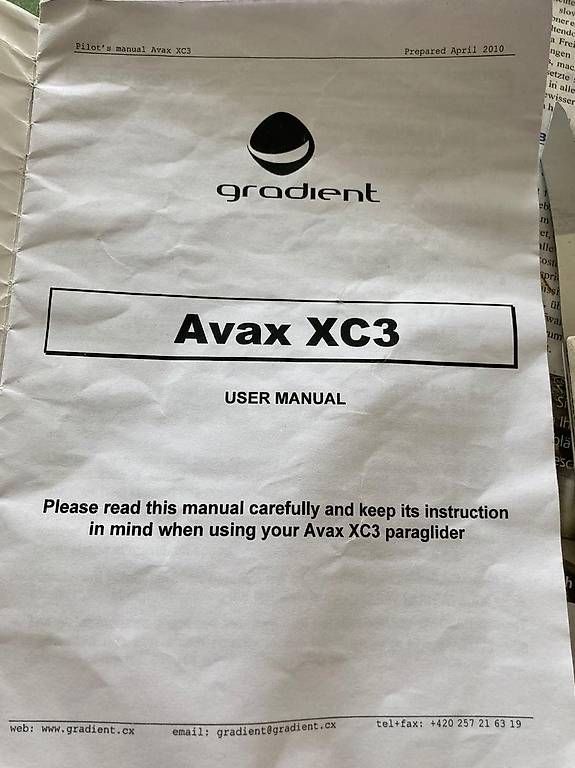 Sport dell'aria & Aquiloni: Gleitschirm-Komplettset: Gradient Avax XC3  – Usato da Männedorf venduto da ursreiner74 4