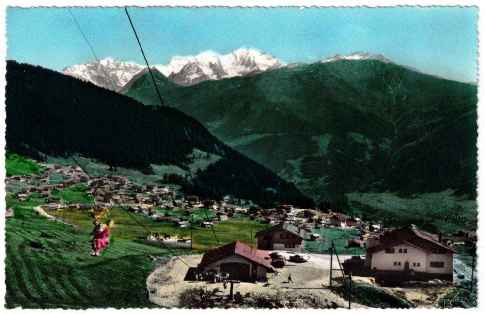 Cartoline postali: Verbier mit Sessellift Savolayres – Usato da Binningen venduto da Mountainrider
