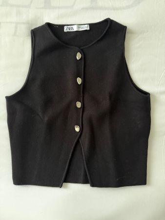 Weste in schwarz