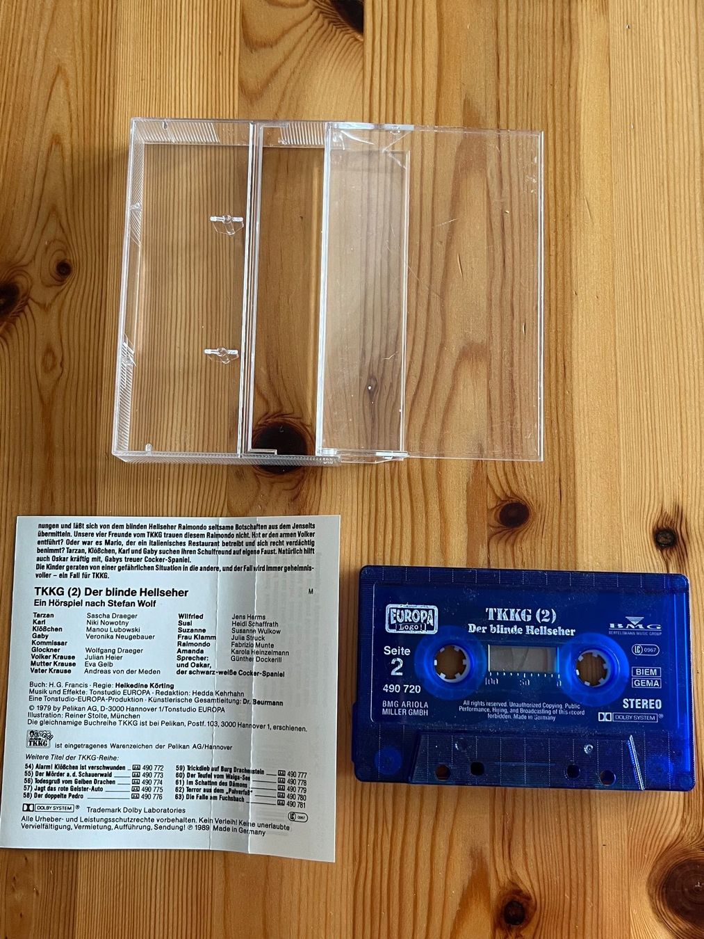 Kompaktkassetten: TKKG Kassette Folge 2 - Der blinde Hellseher – Gebraucht aus Zürich von Gurkis 3