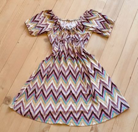 Kleid/Sommerkleid Boho,Puffärmel,Crepestoff,City Life,Gr.L