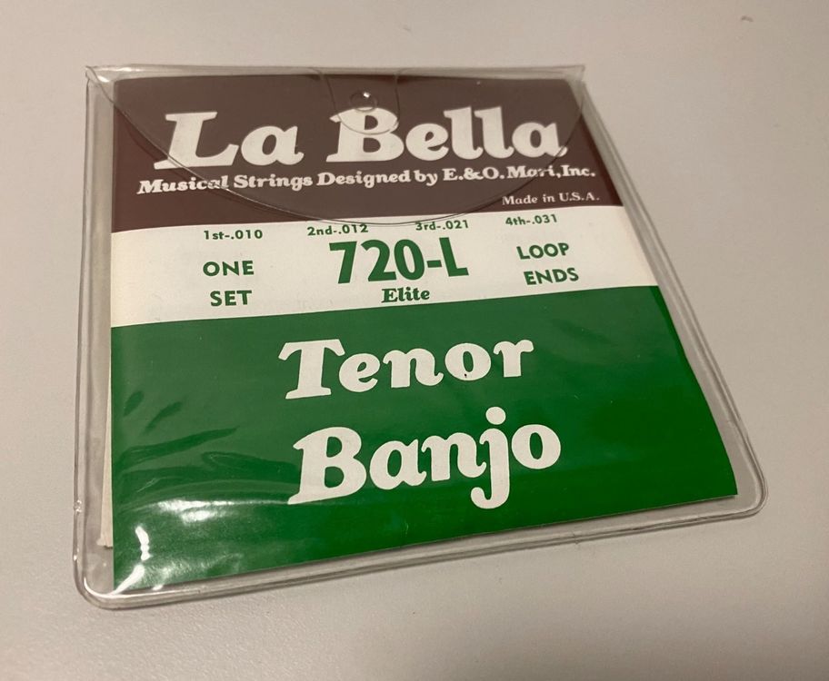La Bella LB-17 Corde Per Banjo 5 Corde - 2 Set: Nylon Classico E Ferite Placcate Argento