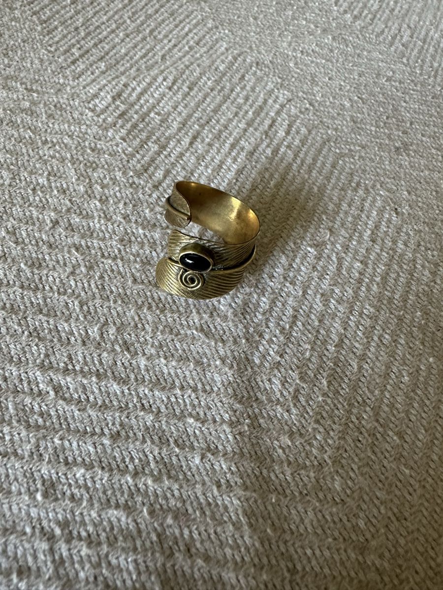 Anelli: Statement Ring, Spiral, Leaf Design, Adjustable Size! – Usato da Zürich venduto da car_68nt 1