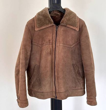 Veste en Mouton retournée Vintage - 1975