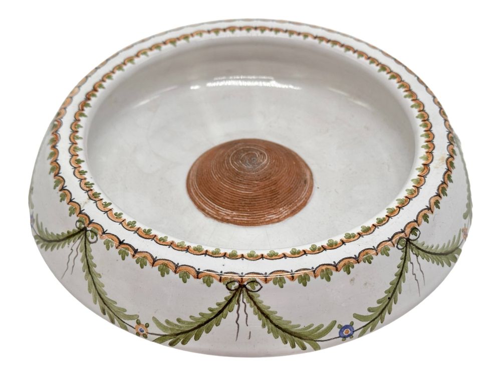 Ancien Moule à Cendrier En Céramique Holland - H1312 - Fait Main - États-Unis