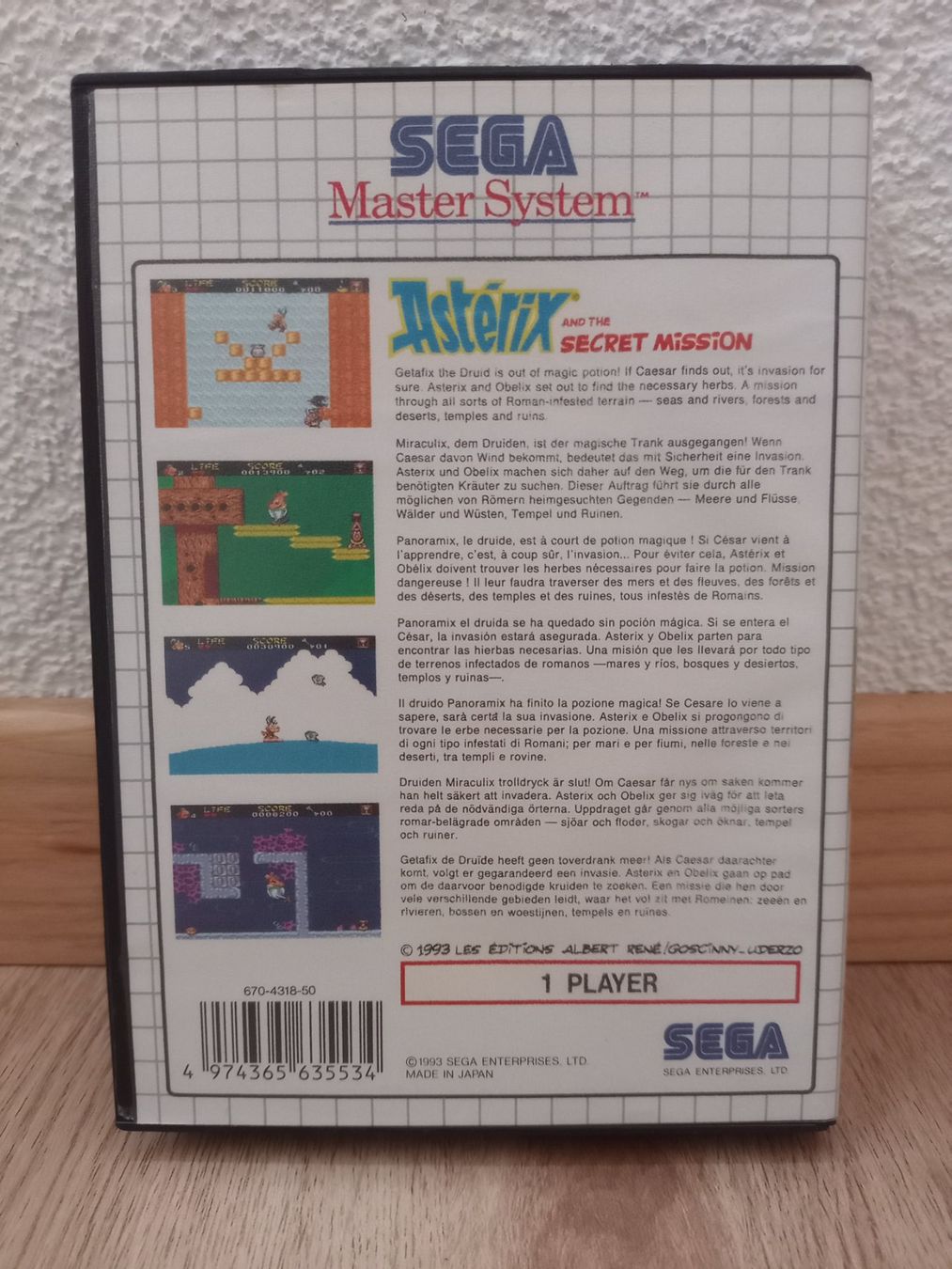 Sega Giochi: Asterix and the Secret Mission - Sega Master System – Usato da Spiez venduto da egonolsen 1