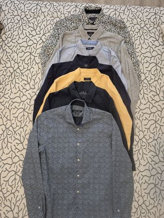 Lot de chemises homme - S ZARA, Tiffosi