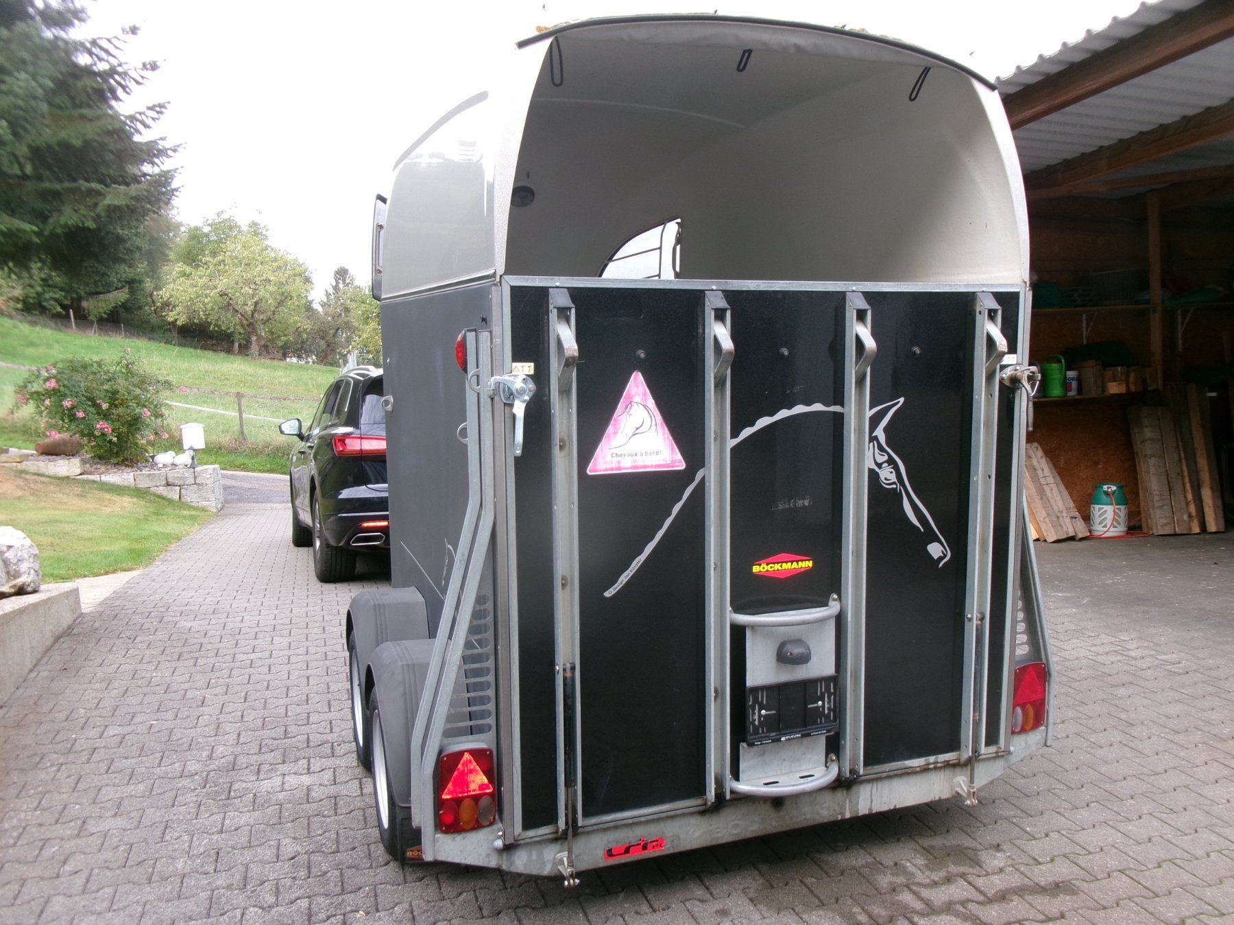 Rimorchi: 2er Vollpolyester Pferdeanhänger ab MFK – Usato da Muhen venduto da Bschaf 4