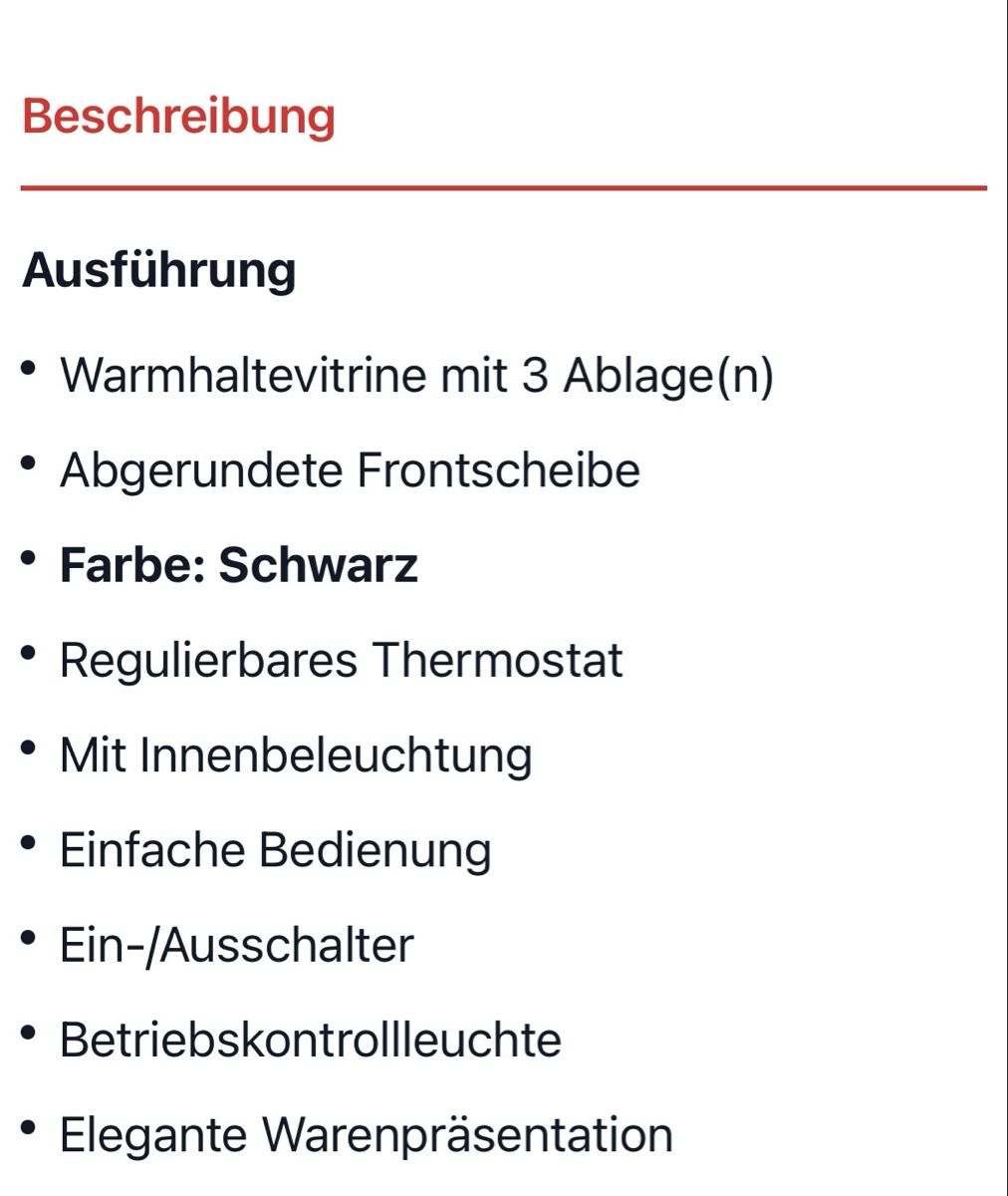 Vitrinen: Warmhaltevitrine – Gebraucht aus Urdorf von giazu 1