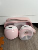Elektrische Milchpumpe pink, wie neu, mit Zubehör 