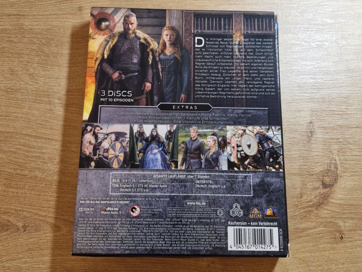 Tutti i DVDs: Vikings - Staffel 2 Bluray – Usato da Pfungen venduto da Whitie 1