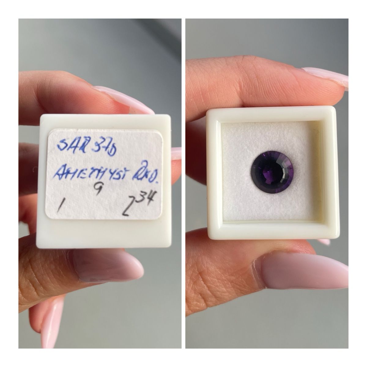 Edelsteine: Amethyst Gemstone Round Cut - 2.34ct – Neu (gemäss Beschreibung) aus Bazenheid von hat_96