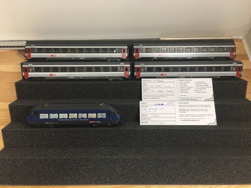 Modellini di ferrovie: SBB Eurocity AC Märklin/Roco – Usato da Büsserach venduto da ModellbahnDepot